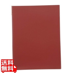 ピン付革メニューブック LB-661 大 エンジ 写真1