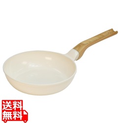 軽くて使いやすいホワイトセラミックパン 20cm 写真1