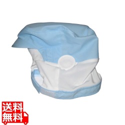頭巾帽子 ショートタイプ 9-1017 ブルー L 写真1