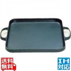 及源鋳造 焼肉鍋 角 CA-31 34cm ※IH対応(100V/200V) | 焼肉 鍋 角型 IH IH対応 キッチン用品 調理器具 調理道具 写真1