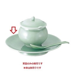 砧青磁仏跳壇 一文字皿 写真1