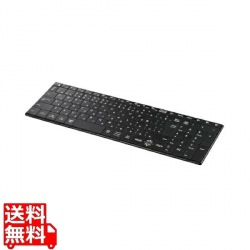 Bluetooth5.0対応 コンパクトキーボード ブラック 写真1