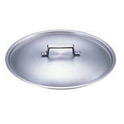 アカオ アルミ料理鍋蓋 落とし込みタイプ 24cm用 ※ IH対応 IH (100V/200V)とガス火対応 写真1