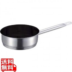 EBM 18-8 プロシェフIH 浅型片手鍋 30cm 蓋無テフロン ※IH対応(100V/200V) 写真1
