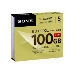 ビデオ用BD-RE XL 書換型 片面3層100GB 2倍速 写真1