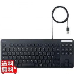 有線薄型コンパクトキーボード/TK-FCM107KBKシリーズ 写真1