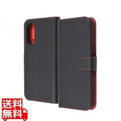 arrows We2 Like STD 耐衝手帳Lケース S マグネット/BK/RD 写真1