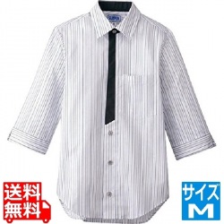 男女兼用七分袖シャツ M BT-3122 グレー 写真1