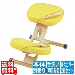 プロポーションチェア 替えカバー 2枚セット CV-8K レモン 宮武製作所 | ゴムカバー 手洗い可 写真1