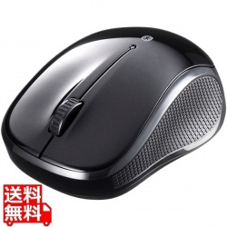 Bluetooth3.0対応 BlueLED光学式マウス 静音/3ボタン ブラック 写真1