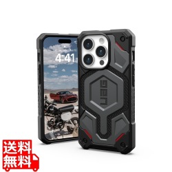 Urban Armor Gear UAG iPhone 15 Pro用 MagSafe対応ケース MONARCH PRO ケブラーシルバー UAG-IPH23MA-PMS-KS 写真1