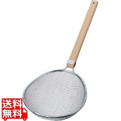 ThreeSnow TS プロすいのう木柄 大 ｜ふるい だし 水嚢 水切り みずこし みずぶるい ステンレス製 キッチン用品 調理器具 調理道具 写真1