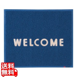 3M 文字入マット WELCOME 青 写真1