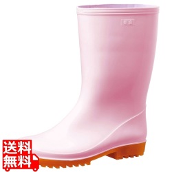 ミドリ安全 長靴 HGC2000スーパー 24.5cm ピンク 写真1