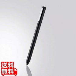 アクティブスタイラスペン タッチペン 極細 1.5mm 充電式 ブラック オートスリープ機能 クリップ付 写真1