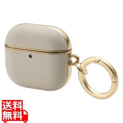 AirPods (第4世代)用 &me ソフトレザーケース メッキライン 写真1