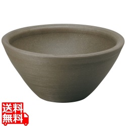 陶芸ポット デミ ダークブラウン 写真1