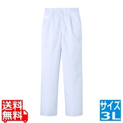 男性用パンツ FH-1110(ホワイト)3L 後ゴム 写真1