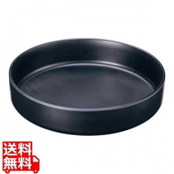 JE メラミンラウンドディッシュ 24cm D469 ブラック 写真1