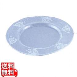 ガラス製ショープレート 模様入り 8003/241 葉っぱ 写真1