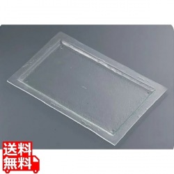 タイガーグラス レクタンギュラープレート061-192-11 クリア 写真1