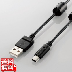 カメラ接続用USBケーブル(mini-Bタイプ) 写真1