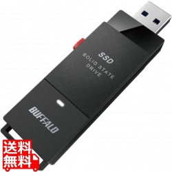PC対応 USB3.2(Gen2) TV録画 スティック型SSD 2TB ブラック Type-C付属 写真1