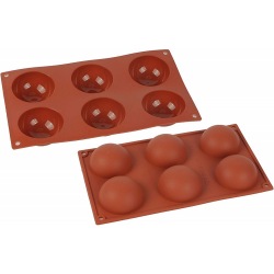 シリコマート シリコンフレックス 半球70(6ヶ取)SF002 写真1