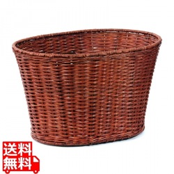 天然籐丸型バスケット ブラウン ( FR-309 ) 写真1