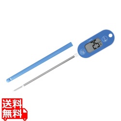 防水中心温度計 O-280 ブルー 写真1