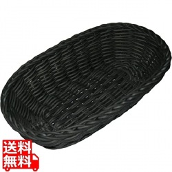 ザリーン社 PP製 オーバルバスケットS グレー 109085 写真1