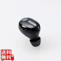 ヘッドセット Bluetooth ワイヤレスイヤホン 小型 連続通話最大5時間 USB Type-C端子 片耳 ブラック 写真1