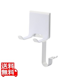 ドライヤーホルダー 掛け型 吸盤タイプ ホワイト 写真1