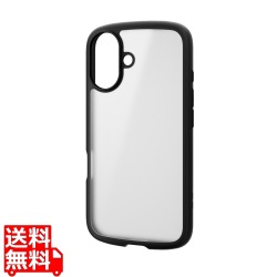 iPhone 16 TOUGH SLIM LITE ハイブリッドケース フレームカラー シルキークリア 写真1