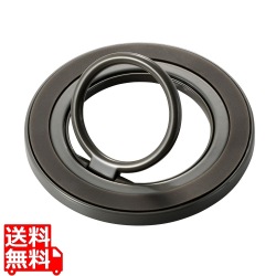 マグネットスマホリング/360度回転/MAGKEEP/チタニウムシルバー 写真1