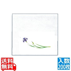 OPクリア四季 あやめ(200枚入)OS-18-7 写真1