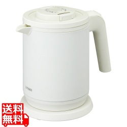 タイガー 蒸気レス電気ケトル わく子 PCK-A081マットホワイト 写真1