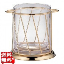 スラント型 アイスペール 金メッキ仕上げ 写真1