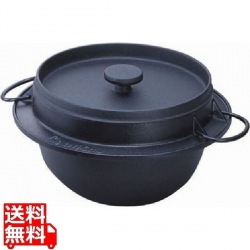 岩鋳 鋳鉄ごはん鍋 21-084 (2合炊) 南部鉄器 写真1