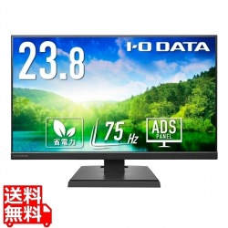 ワイド液晶ディスプレイ 23.8型/1920×1080/アナログRGB、HDMI/ブラック/スピーカー：あり/よりサステナブルなディスプレイへ/「5年保証」3辺フレームレス 写真1