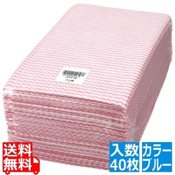 プロメンテクロス WJX 厚手大判(40枚入)ブルー 写真1