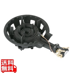 鋳物コンロ DE-21J(二重) PSL パイロット付 LPガス 写真1