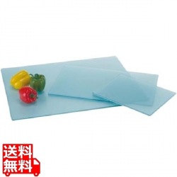 ブッフェステーション 長角ライトグリーントレー G5032(M)500×320 写真1