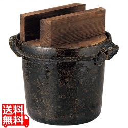 アルミ電磁用8合ごはん鍋(焼杉蓋付)35244 写真1