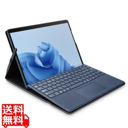 Surface Pro 9 ソフトレザーケース フリーアングル タッチペン収納 キーボード対応 写真1