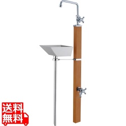 ガーデンシンク カーサII 2口 左右仕様 ライトブラウン 写真1