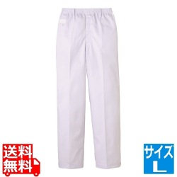 男性用パンツ FH-1108(ホワイト)L 総ゴム 写真1