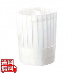 シンプルシェフハット フラットトップ YSC-3(10枚入) 写真1