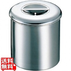K 18-8 内蓋式 キッチンポット 14cm 手無 業務用 写真1