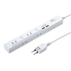 スリムタップUSB充電機能付き 写真1